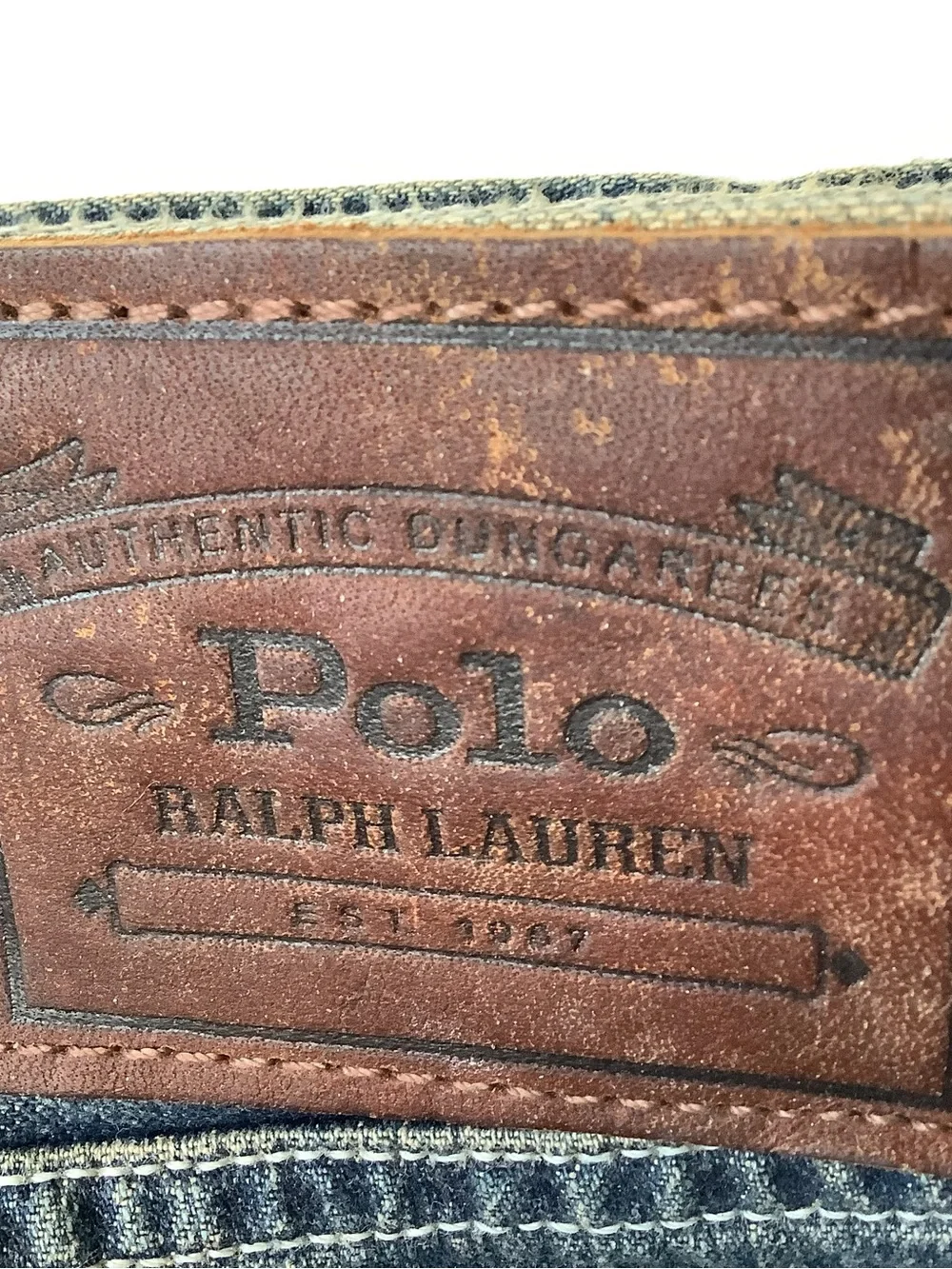 Polo Ralph Lauren Jeans Men Made In USA Authentic Dungarees.